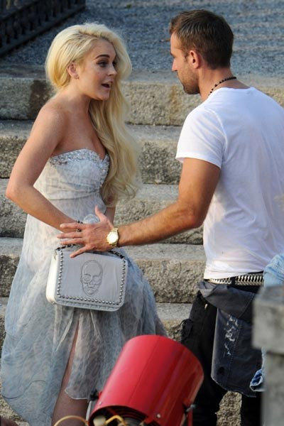 Lindsay và NTK trẻ tuổi Philipp Plein