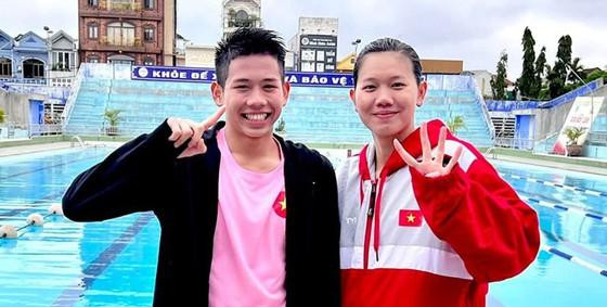 Quang Thuấn và cô chị Ánh Viên (Ảnh: VNE) Quang Thuấn và cô chị Ánh Viên (Ảnh: VNE)