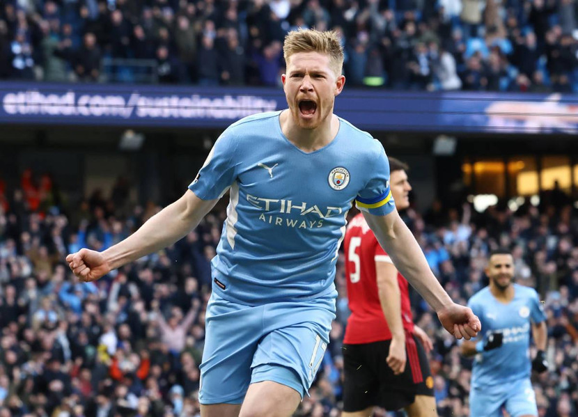 De Bruyne là ác mộng của MU ở trận này