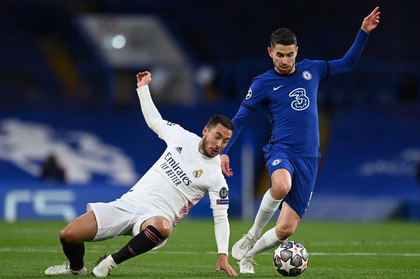 Hazard (trái) là biểu trưng cho sự bất lực của Real ở trận này Hazard (trái) là biểu trưng cho sự bất lực của Real ở trận này