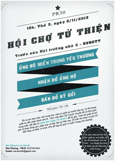 Hội chợ từ thiện: “Vì miền Trung yêu thương” ảnh 1