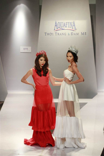 Ngọc Quyên, Minh Triệu gây ấn tượng với váy xuyên thấu ảnh 3