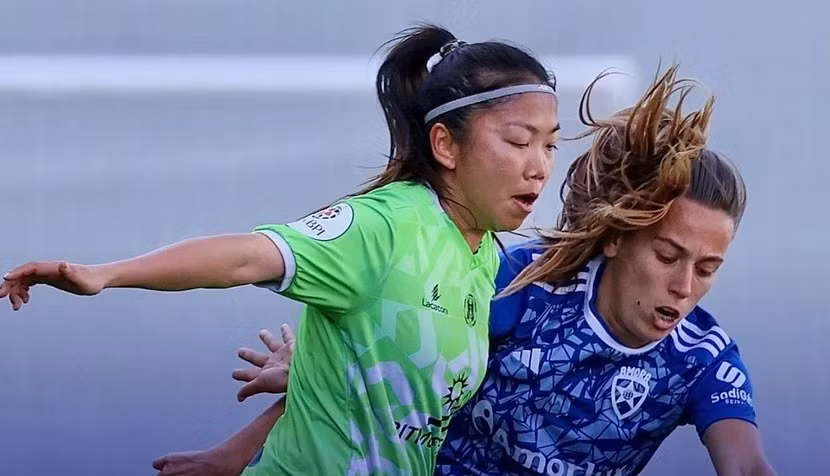 Tiền đạo Huỳnh Như trong màu áo Lank FC