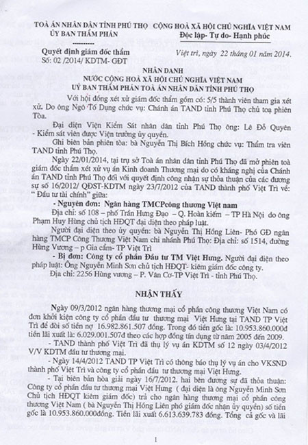 Hủy bản án sai phạm tố tụng nghiêm trọng ảnh 2