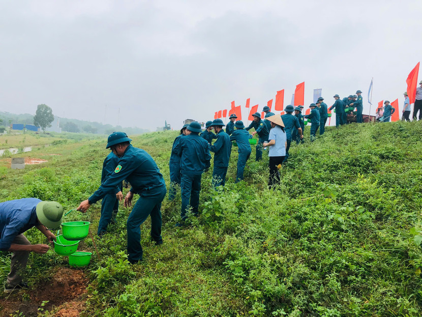Buổi diễn tập có gần 200 người tham gia Buổi diễn tập có gần 200 người tham gia