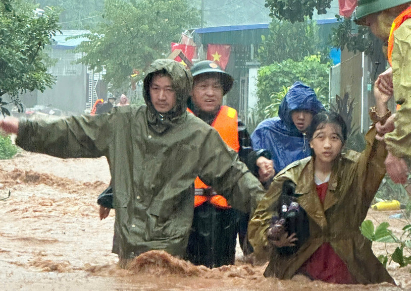 Điện Biên mưa lớn tại nhiều xã