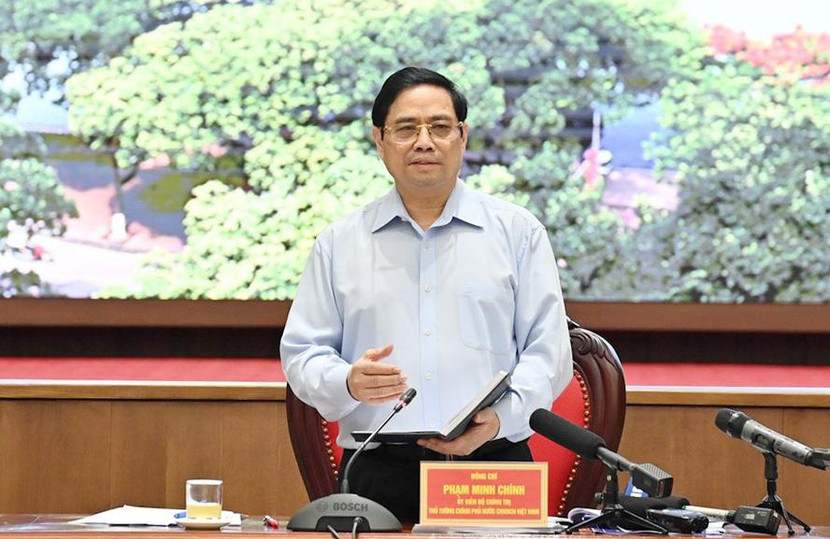 Thủ tướng Phạm Minh Chính kết luận buổi làm việc Thủ tướng Phạm Minh Chính kết luận buổi làm việc