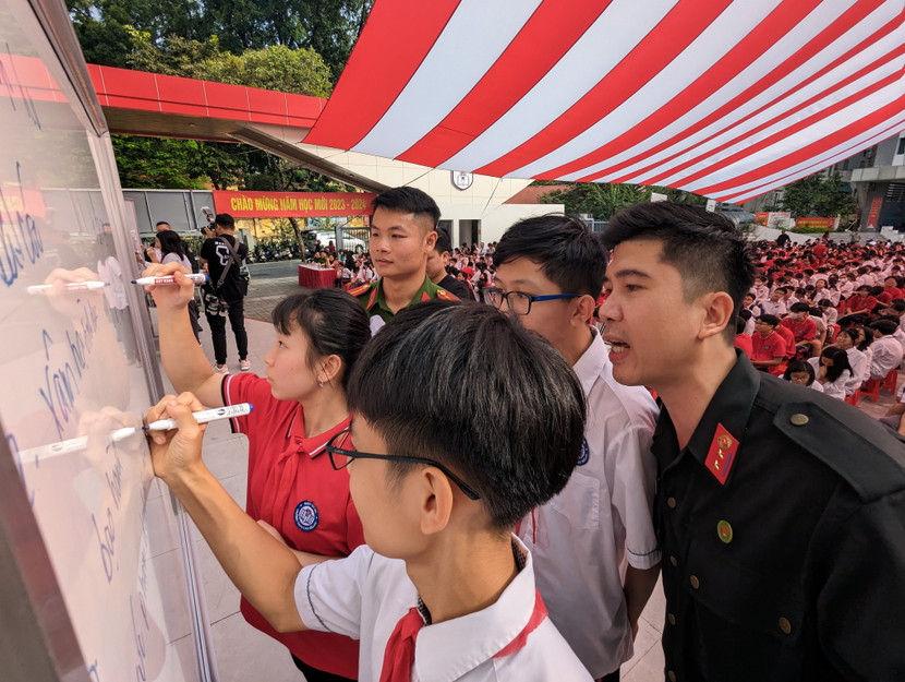 CATP Hà Nội tuyên truyền, phổ biến pháp luật trong nhà trường