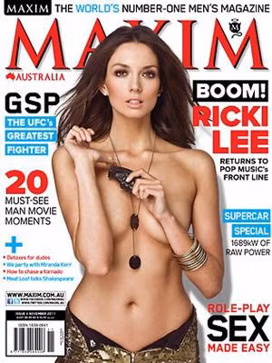 Nữ ca sĩ Ricki-Lee bán khỏa thân trên Maxim ảnh 3