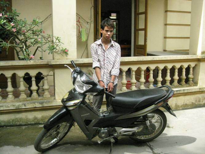 Đối tượng Hồ Ngọc Sơn (SN 1993) liều lĩnh cướp xe máy giữa ban ngày