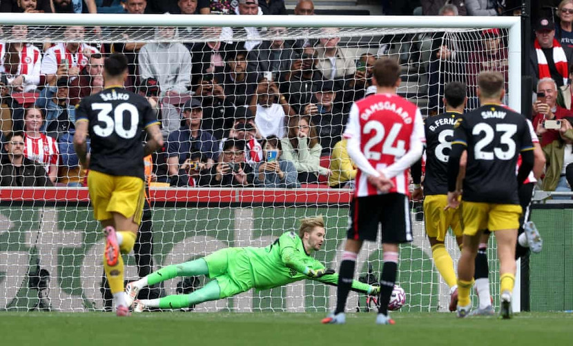 ... nhưng Bruno đá hỏng 11m khiến mọi nỗ lực giành điểm thành công cốc