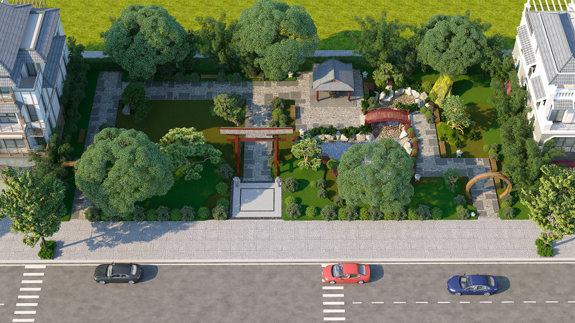 Không gian xanh đầy nghệ thuật tại vườn Thiền Không gian xanh đầy nghệ thuật tại vườn Thiền