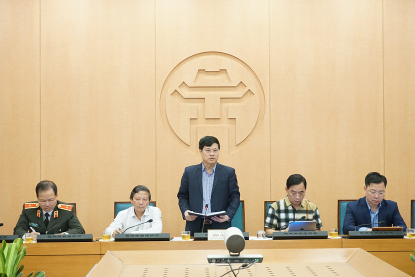 Phó Chủ tịch UBND TP Ngô Văn Quý phát biểu tại phiên họp Phó Chủ tịch UBND TP Ngô Văn Quý phát biểu tại phiên họp