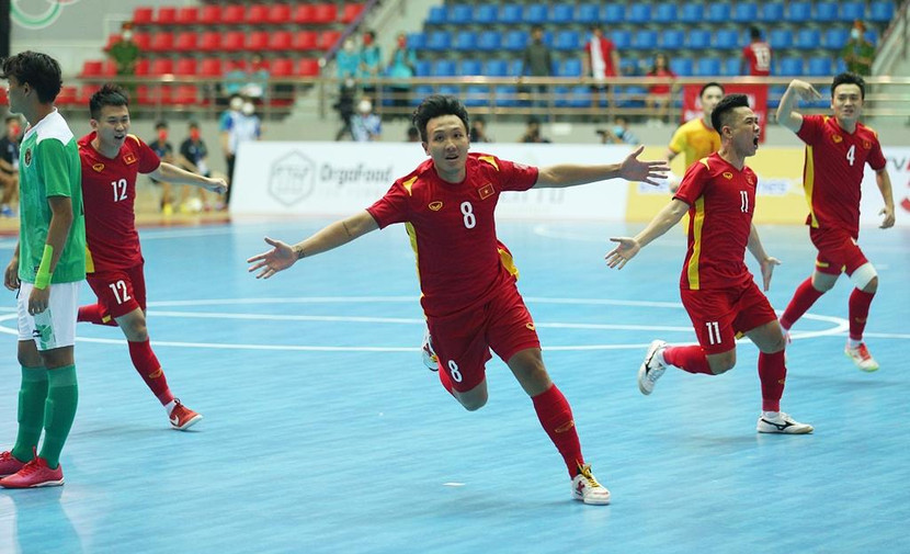 Minh Trí đưa ĐT futsal Việt Nam dẫn trước từ sớm