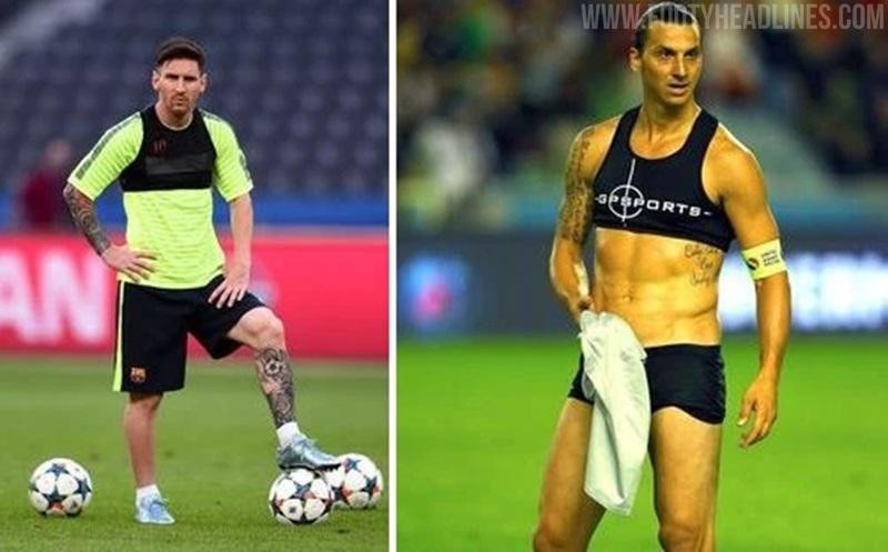 Messi và Ibra cũng thường xuyên dùng áo "Electronic Performance and Tracking System"