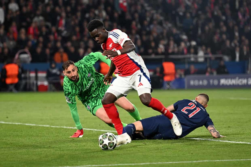 Arsenal không thể làm gì PSG dù vừa loại Real Madrid