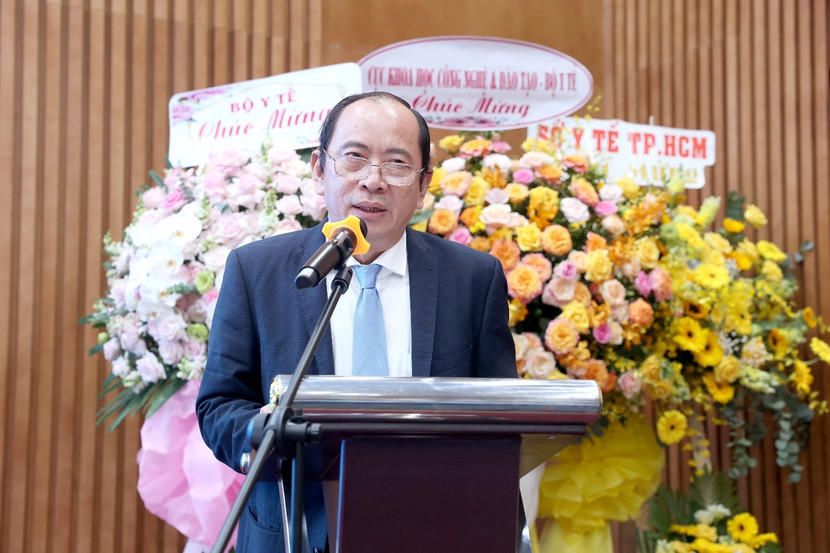 PGS.TS.BS Tăng Chí Thượng phát biểu tại buổi lễ thành lập Viện nghiên cứu Tâm Anh