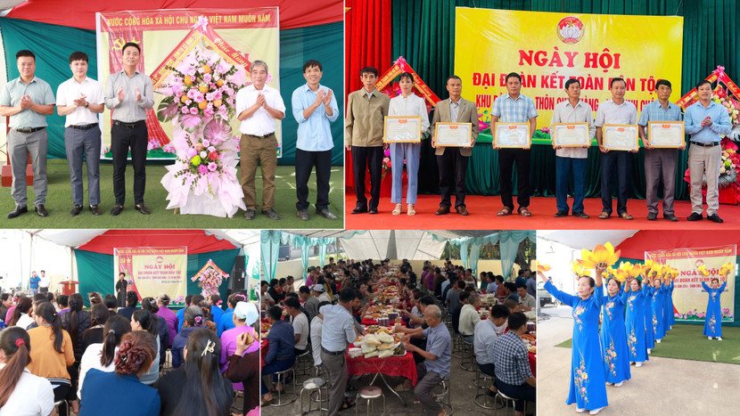 Náo nức Ngày hội Đại đoàn kết toàn dân tộc ở xã đảo duy nhất ở Thủ đô ảnh 1