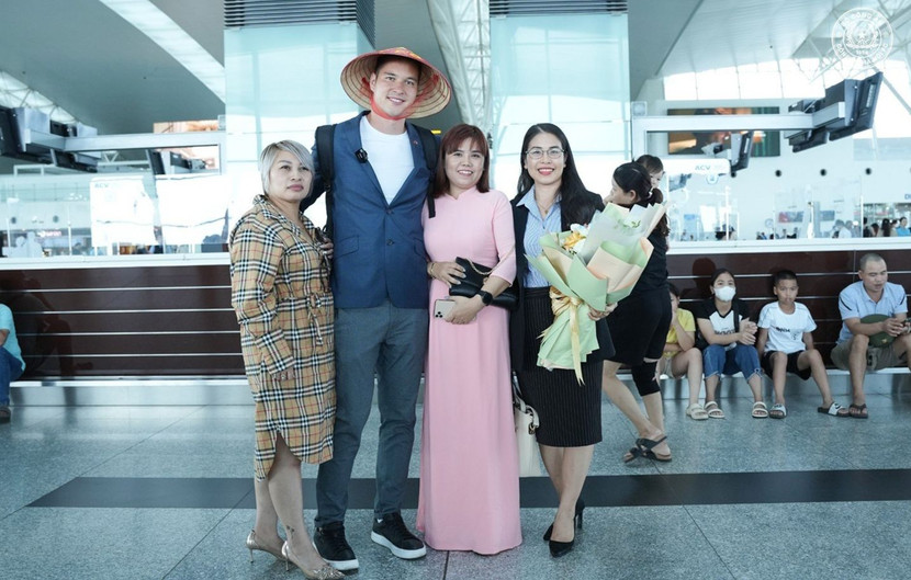 Chiều cao vượt trội của Filip Nguyễn (Ảnh: CAHN) Chiều cao vượt trội của Filip Nguyễn (Ảnh: CAHN)