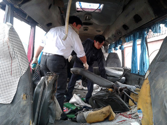 Xe khách phát nổ làm 2 người chết, hơn 10 người thương vong là “xe dù” ảnh 2