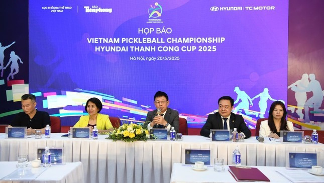 Họp báo giới thiệu giải Pickleball Việt Nam - Cúp Hyundai Thành Công 2025 Họp báo giới thiệu giải Pickleball Việt Nam - Cúp Hyundai Thành Công 2025