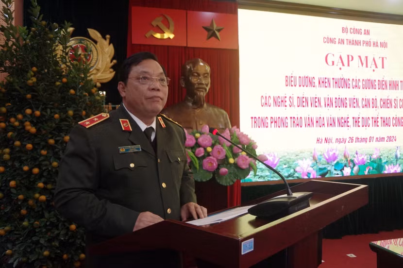 Trung tướng Nguyễn Hải Trung, Giám đốc CATP Hà Nội chủ trì buổi gặp mặt Trung tướng Nguyễn Hải Trung, Giám đốc CATP Hà Nội chủ trì buổi gặp mặt