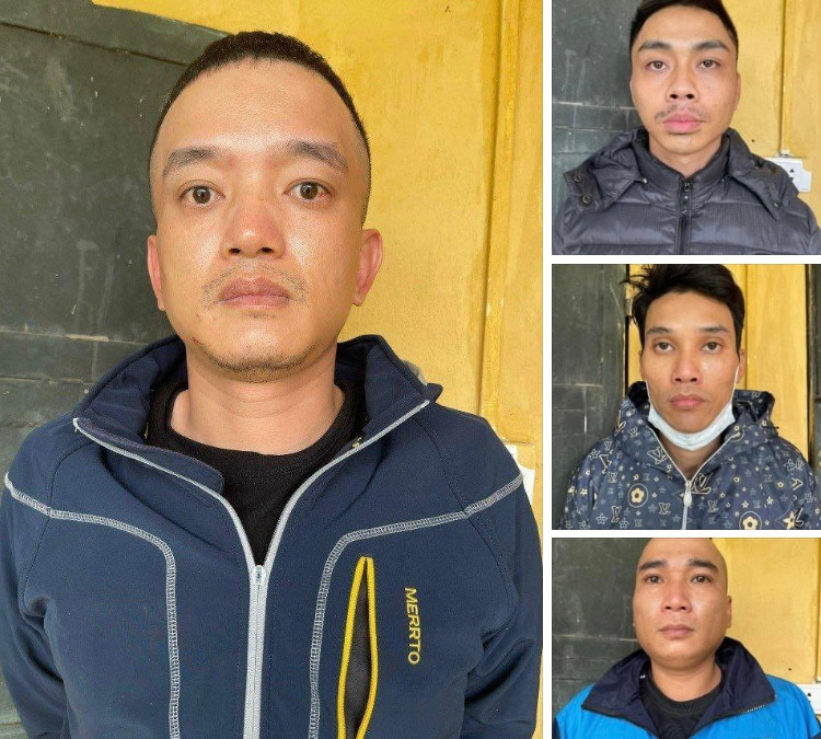 Nhóm đối tượng bị bắt giữ Nhóm đối tượng bị bắt giữ