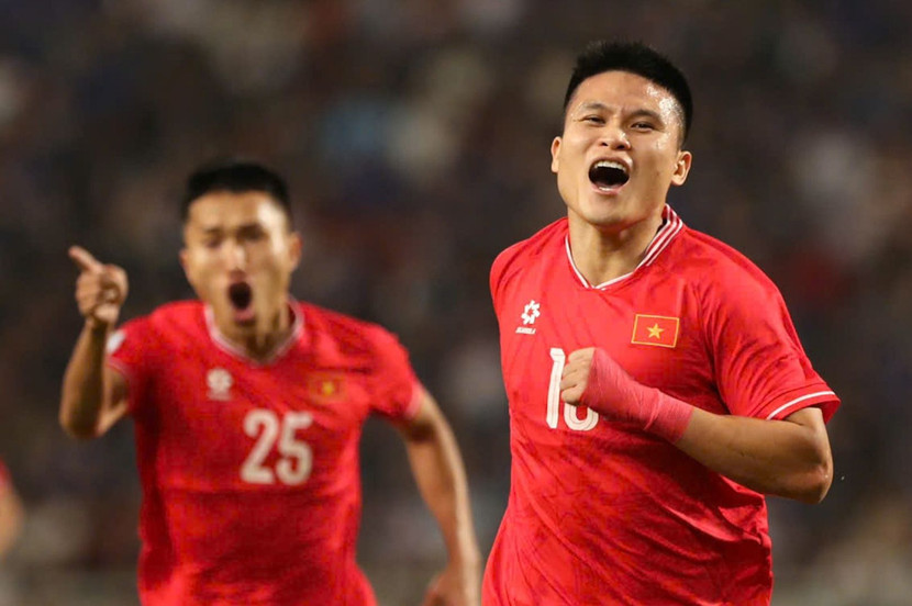 Tuấn Hải mở tỉ số cho ĐT Việt Nam