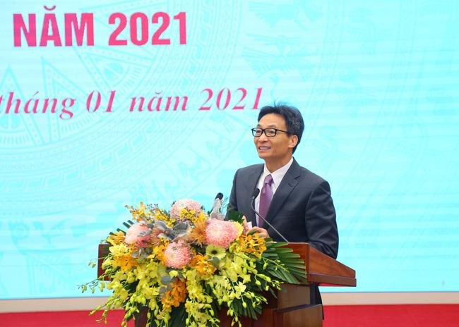 Phó Thủ tướng Chính phủ Vũ Đức Đam phát biểu tại hội nghị Phó Thủ tướng Chính phủ Vũ Đức Đam phát biểu tại hội nghị