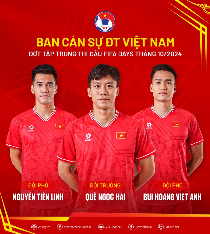 Bộ ba trong ban cán sự ĐT Việt Nam mới nhất