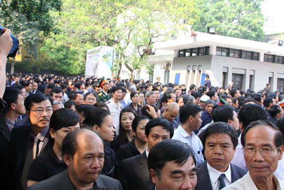 Những người cuối cùng được vào viếng Đại tướng Võ Nguyên Giáp ảnh 13