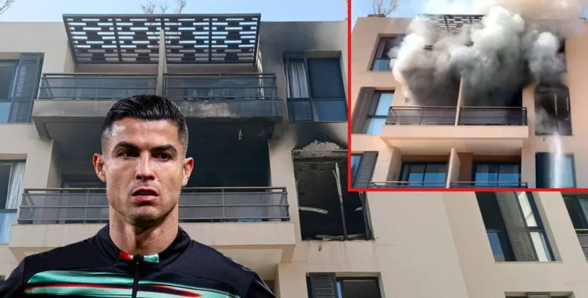 Khách sạn của Cristiano Ronaldo bốc cháy dữ dội