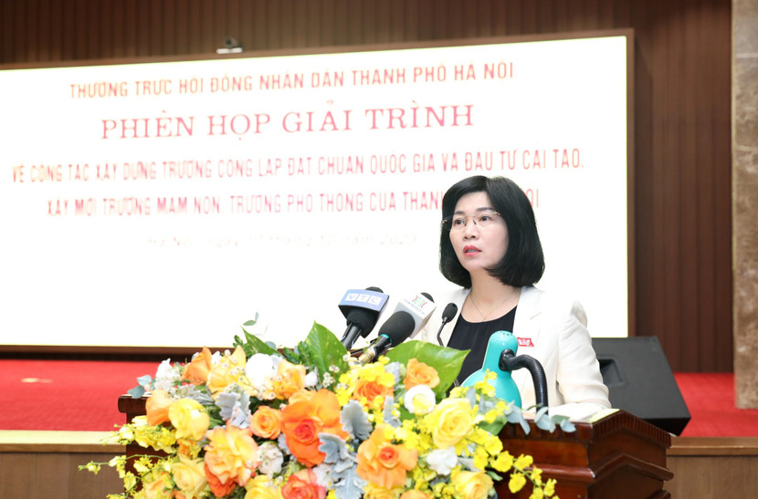 Phó Chủ tịch Thường trực HĐND TP Hà Nội Phùng Thị Hồng Hà