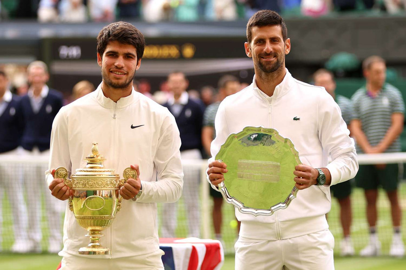 Alcaraz đánh bại Djokovic ở chung kết Wimbledon 2023