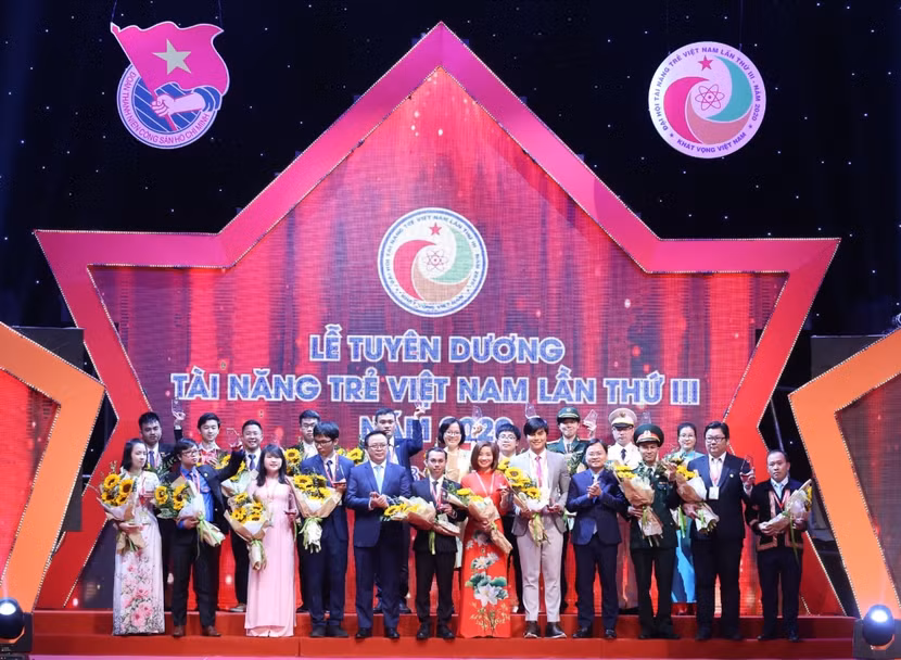 Các tài năng trẻ tiêu biểu được vinh danh tại Đại hội