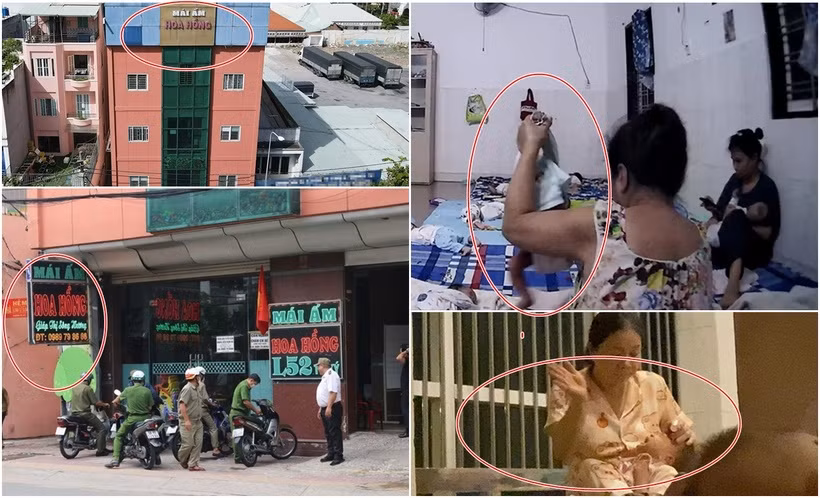 Trẻ em bé bị bảo mẫu bạo hành ở Mái ấm Hoa Hồng