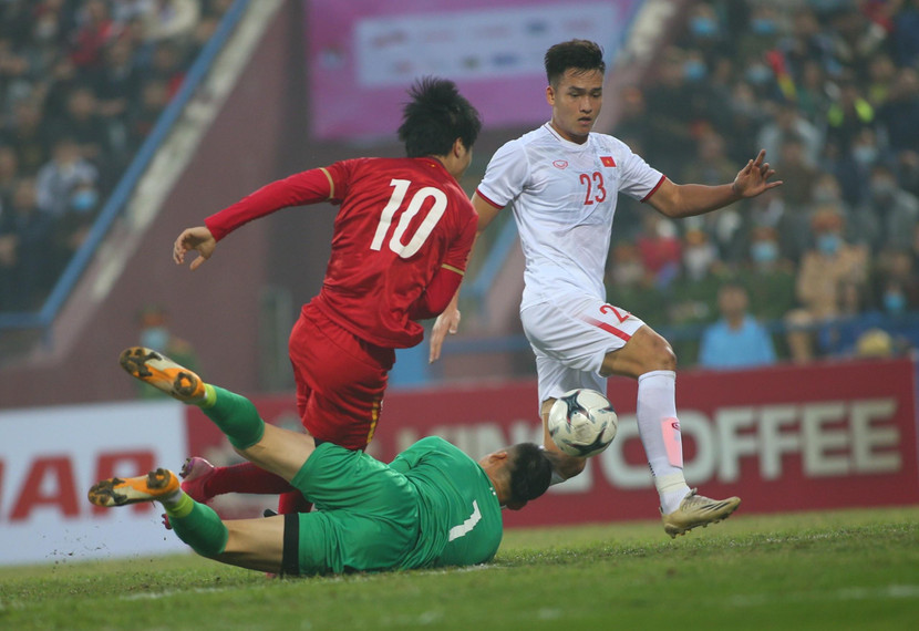 Công Phượng trong một tình huống bỏ lỡ Công Phượng trong một tình huống bỏ lỡ