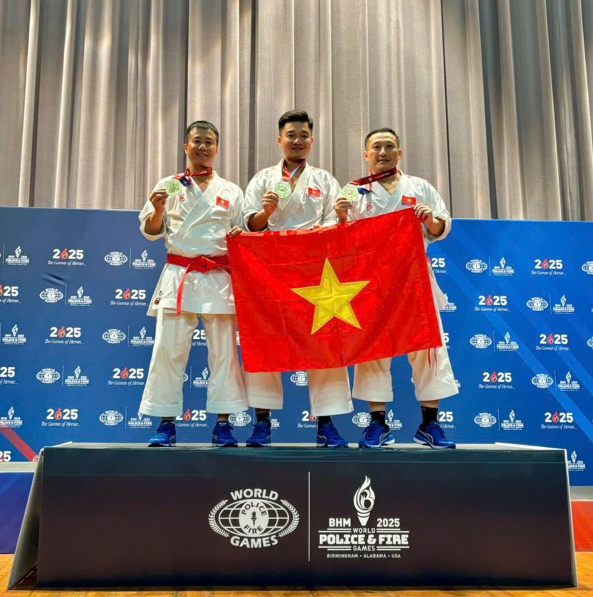 Các võ sĩ Việt Nam gây ấn tượng mạnh tại giải