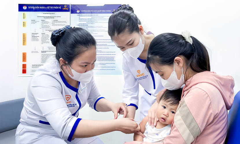 Công ty Vaccine VNVC có Hệ thống hàng trăm trung tâm tiêm chủng VNVC phục vụ hàng chục triệu người dân mỗi năm Công ty Vaccine VNVC có Hệ thống hàng trăm trung tâm tiêm chủng VNVC phục vụ hàng chục triệu người dân mỗi năm