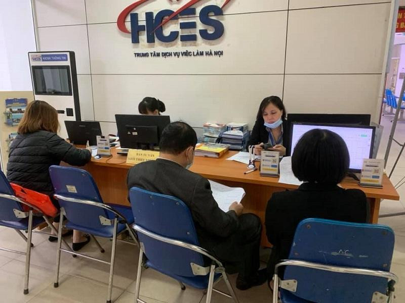 Người lao động tham gia tuyển dụng tại Hà Nội