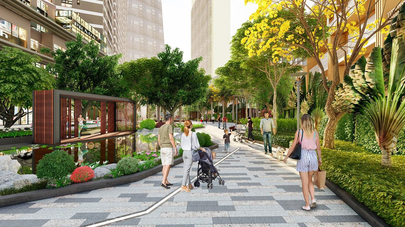 Nội khu xanh mát, bình yên Nội khu xanh mát, bình yên