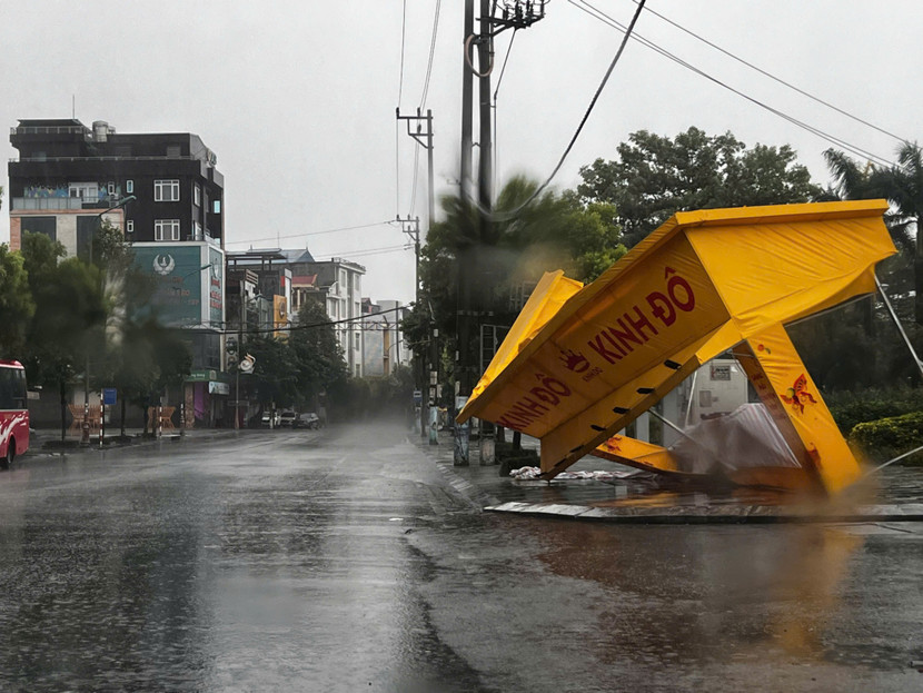 Quảng Ninh đã có những thiệt hại do ảnh hưởng cơn bão số 3 Quảng Ninh đã có những thiệt hại do ảnh hưởng cơn bão số 3
