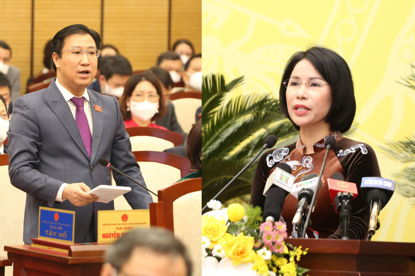 Giám đốc Sở Y tế Trần Thị Nhị Hà trả lời chất vấn đại biểu Nguyễn Thanh Bình (Tổ Phú Xuyên) về các giải pháp ứng phó trong tình hình dịch bệnh phức tạp, số ca mắc liên tục tăng cao Giám đốc Sở Y tế Trần Thị Nhị Hà trả lời chất vấn đại biểu Nguyễn Thanh Bình (Tổ Phú Xuyên) về các giải pháp ứng phó trong tình hình dịch bệnh phức tạp, số ca mắc liên tục tăng cao