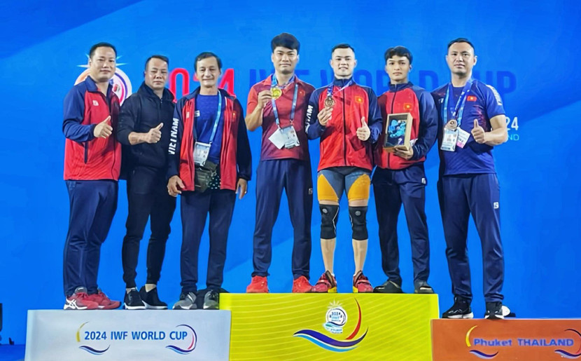 Tuyển cử tạ Việt Nam tại World Cup 2024