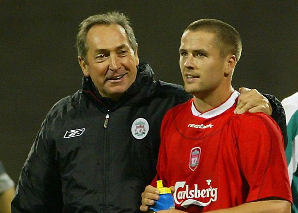 HLV Gerard Houllier và Michael Owen thời còn ở Liverpool