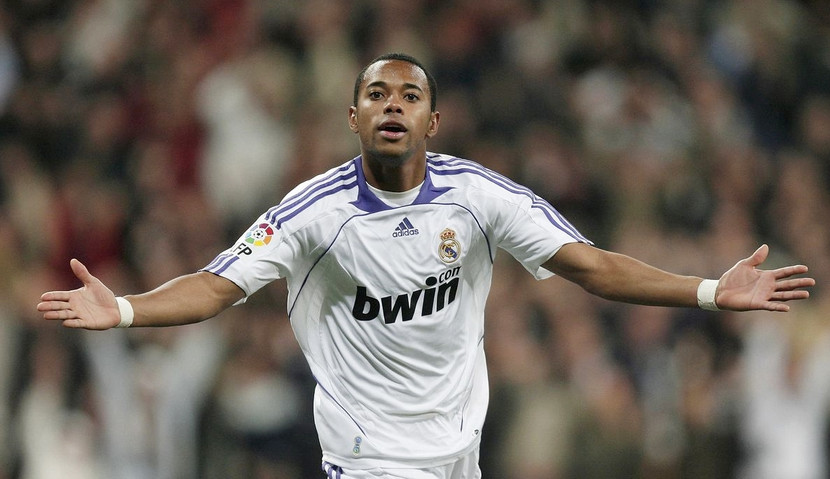 Robinho ngày còn chơi cho Real Madrid Robinho ngày còn chơi cho Real Madrid
