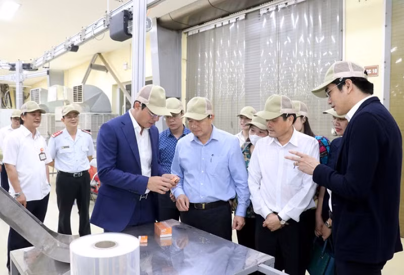 Kiểm tra công tác an toàn vệ sinh lao động tại Công ty thuốc lá Thăng Long
