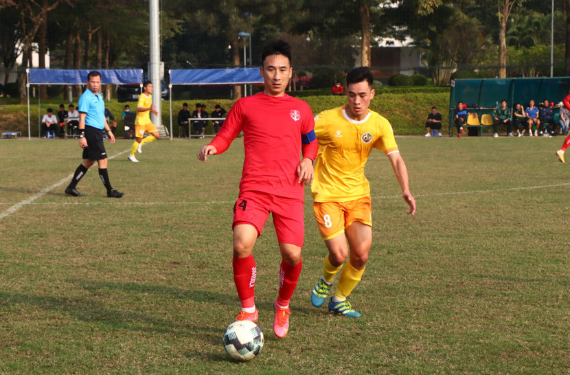 Tiền vệ Hải Huy trong màu áo CLB Hải Phòng Tiền vệ Hải Huy trong màu áo CLB Hải Phòng