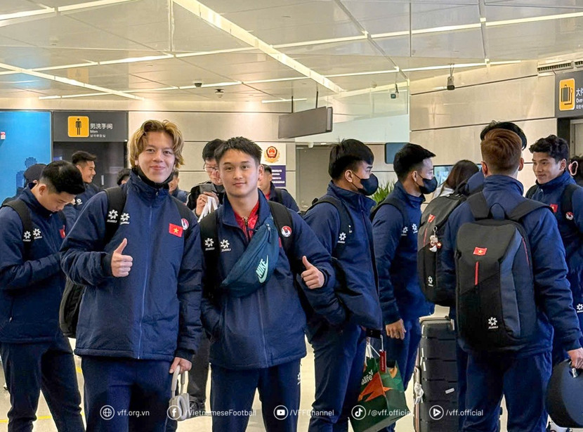 U22 Việt Nam đã tới Trung Quốc (Ảnh: VFF) U22 Việt Nam đã tới Trung Quốc (Ảnh: VFF)