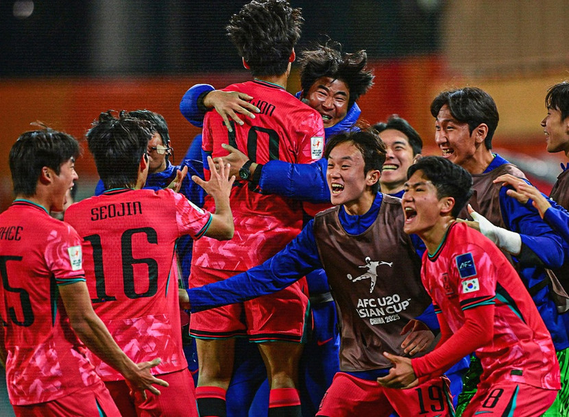 U20 Hàn Quốc vỡ òa vào bán kết, đồng nghĩa tấm vé dự U20 World Cup 2025